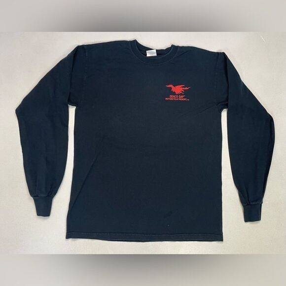 Deals Gap Resort The Dragon 318 Curves In 11 Miles Motorcycle T-shirt Men Medium - Picture 3 of 6